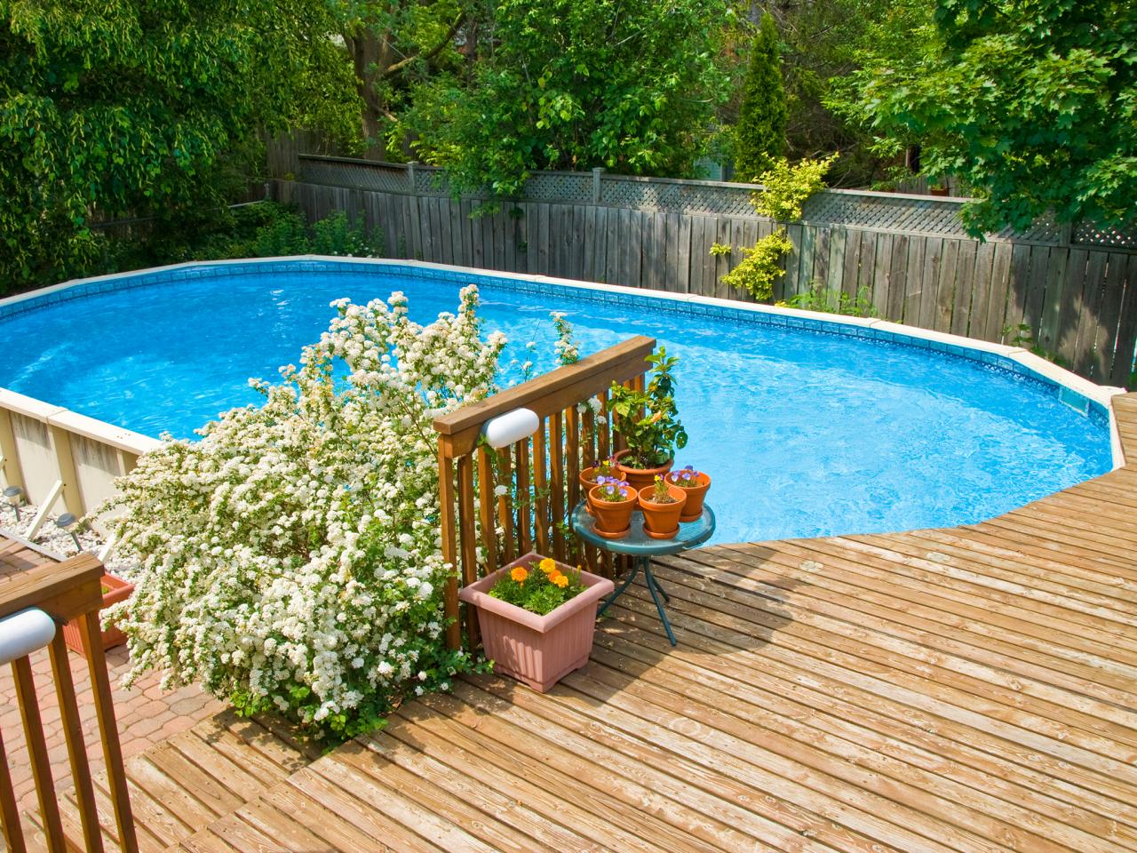 Above-Ground Pool Decks | Outdoor Design - Landscaping ...