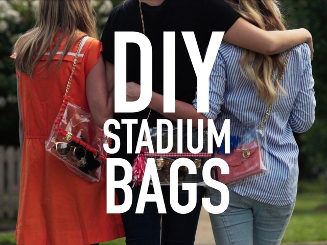 Cute Clear Stadium Bag for Football